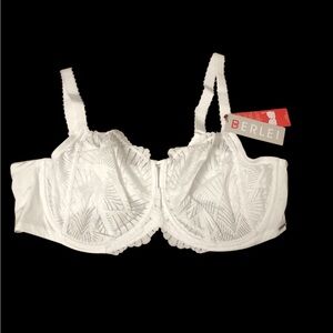 Berlei Sublime Lace Side Support White Bra 44DDD